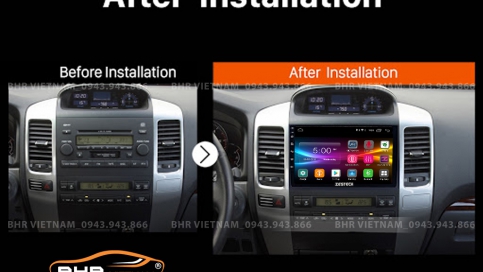 Màn hình DVD Android xe Toyota Prado 2002 - 2009 | Zestech Z800 New